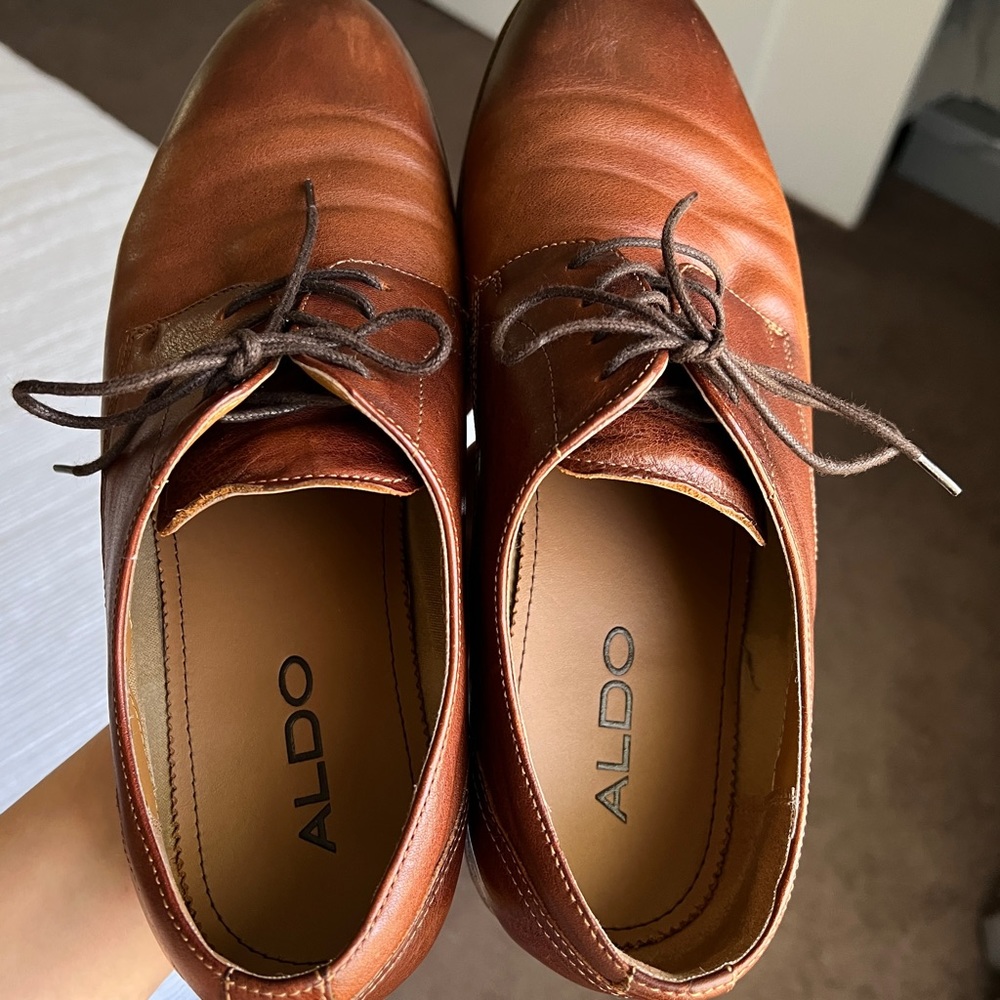 Formal Wear Oxfords & Lace-up Shoes - ALDO - Brown 👞 Size 10.5 - Picture 11 of 13